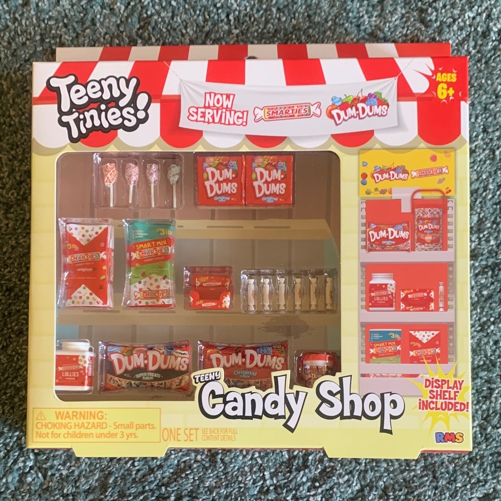 NEW Teeny Tinies Teeny Candy Shop Dum Dums And Smarties Play Set NIB